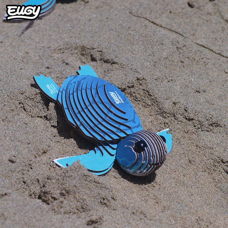 Maquette 3D EUGY 038 Tortue de mer – mise en scène – photographie 2