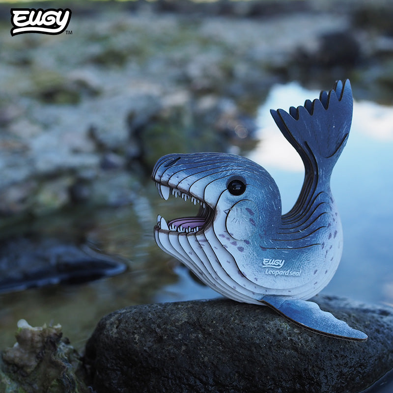 Maquette 3D EUGY 074 Léopard de mer – mise en scène – photographie 2