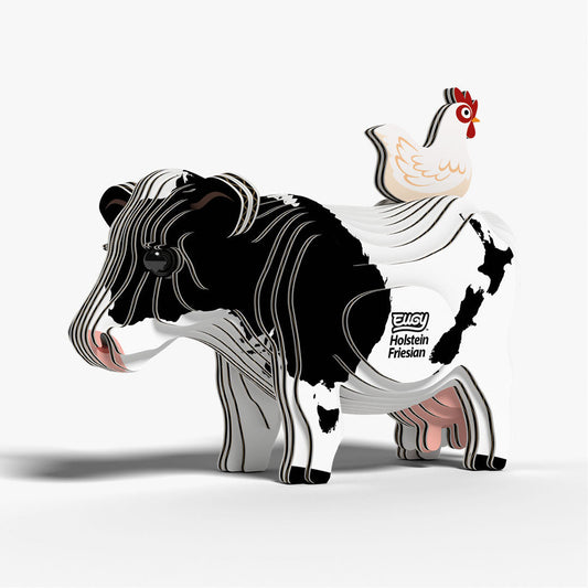 Maquette 3D EUGY 079 Vache Holstein – vue 2