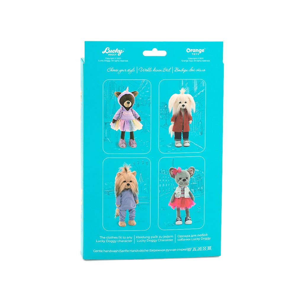 Plüsch-Kleidungsset: Urbaner Stil