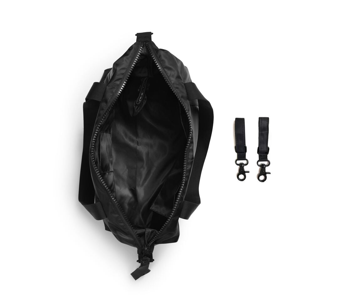 Brilliant black changing bag