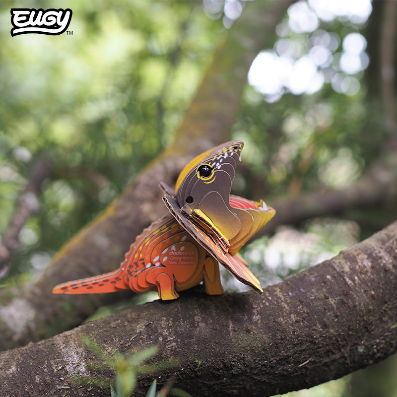 Maquette 3D EUGY 108 Lézard à collerette – mise en scène