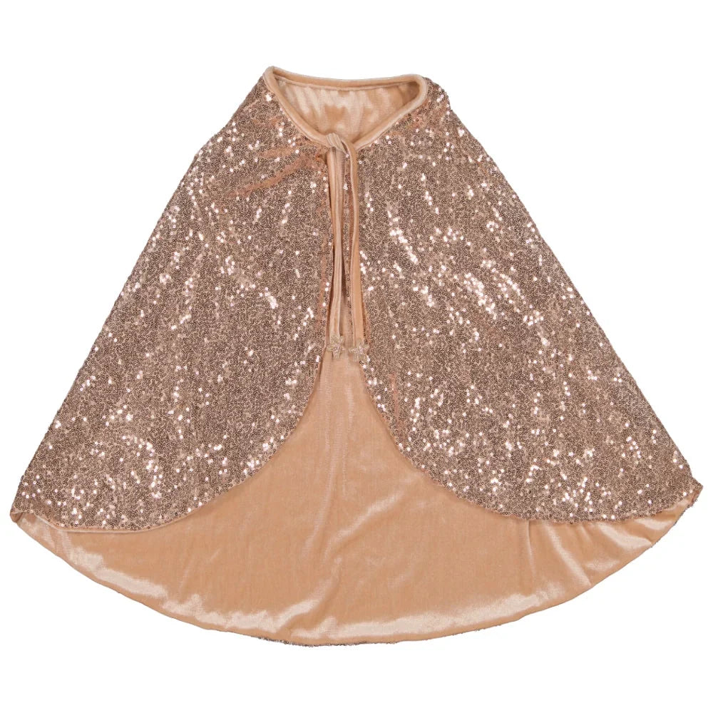 Cape de princesse en sequins roses - Luciole et Petit Pois