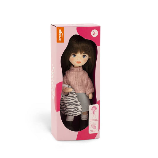 Sophie-Puppe mit Jeansrock, 32 cm