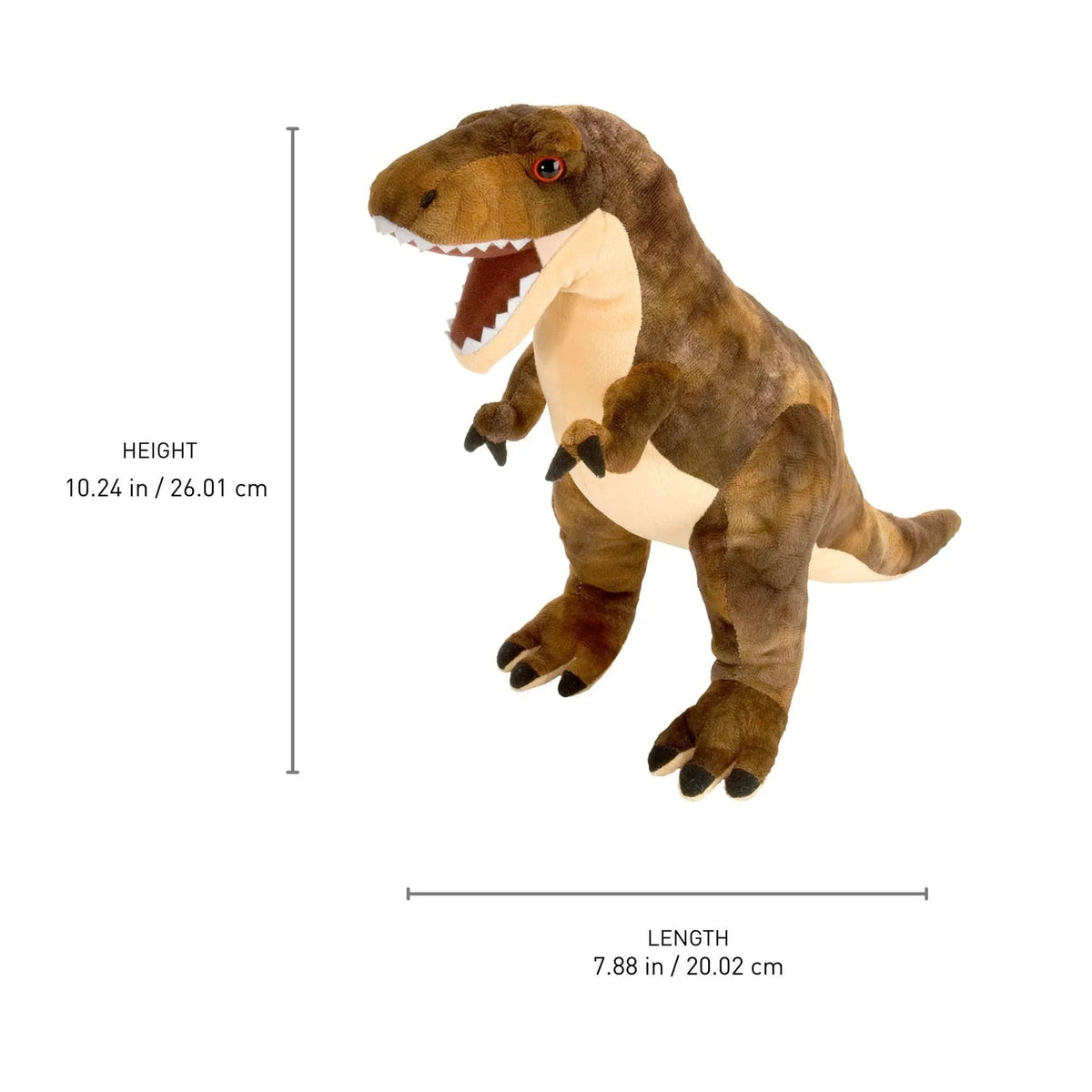 Wild Republic Dinosauria T-Rex Stuffed Animal - 10" Stuffed Animals