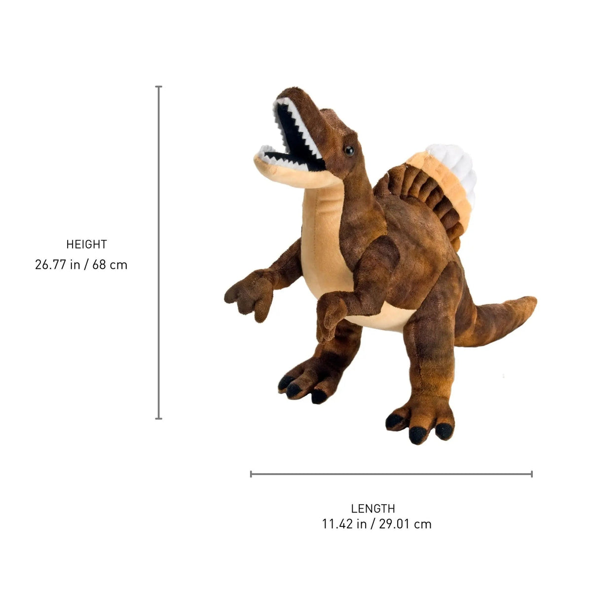 Wild Republic Dinosauria Spinosaurus Stuffed Animal - 10" Stuffed Animals