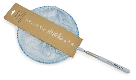 Altes blaues Teleskopnetz