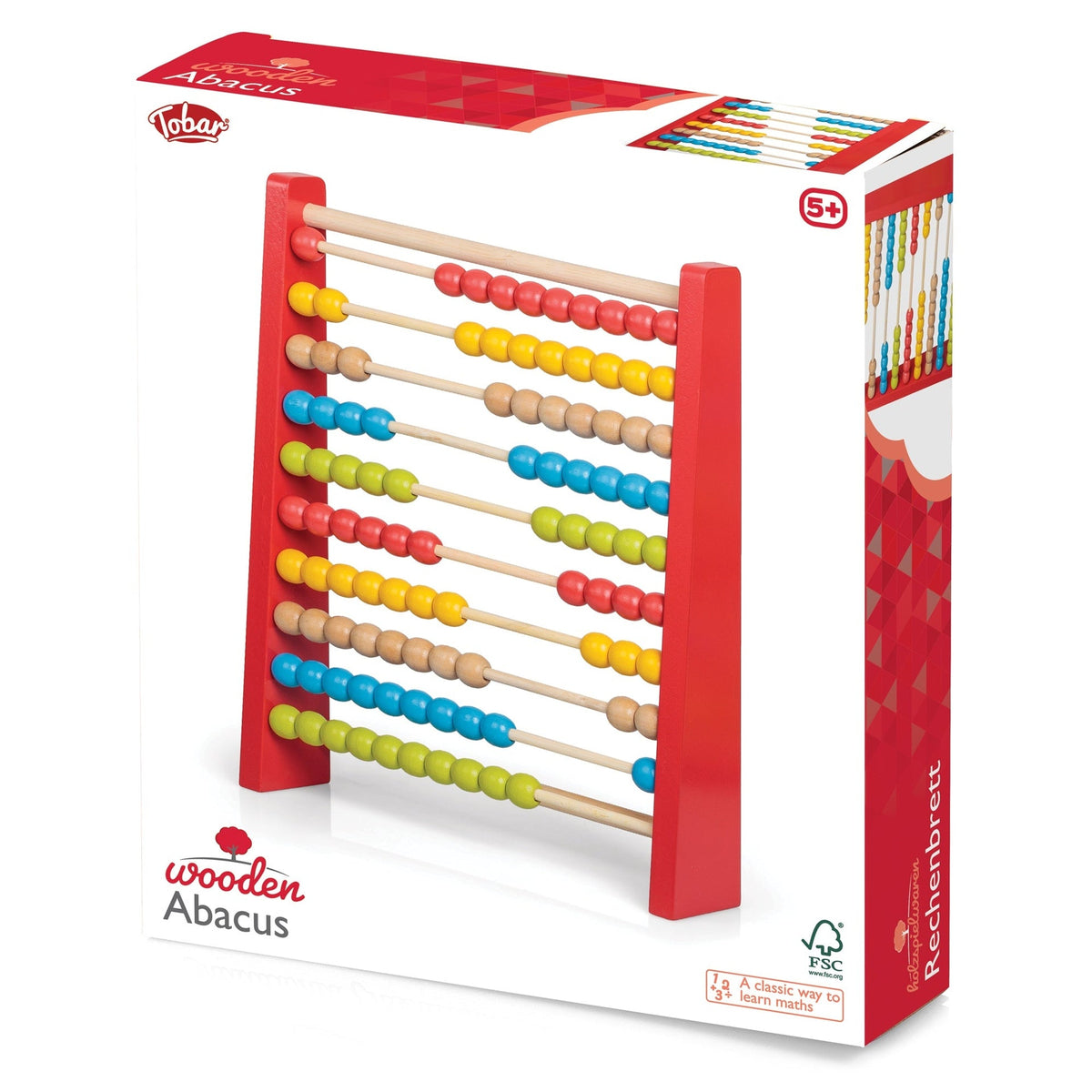 Boulier en Bois – 100 Perles
