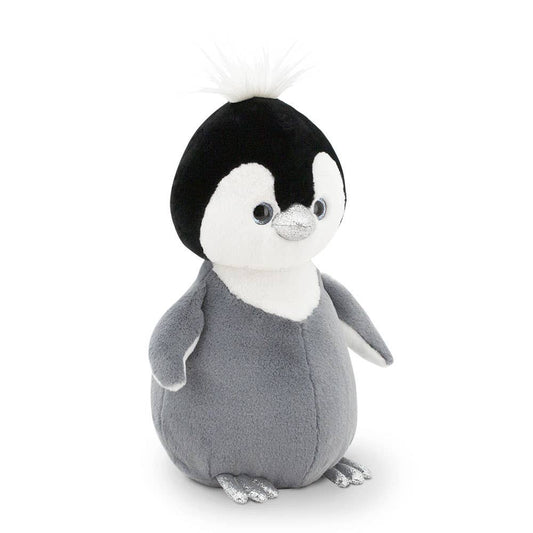 Fluffy, der graue Pinguin – Plüschtier – 22 cm – Geeignet ab 0 Monaten