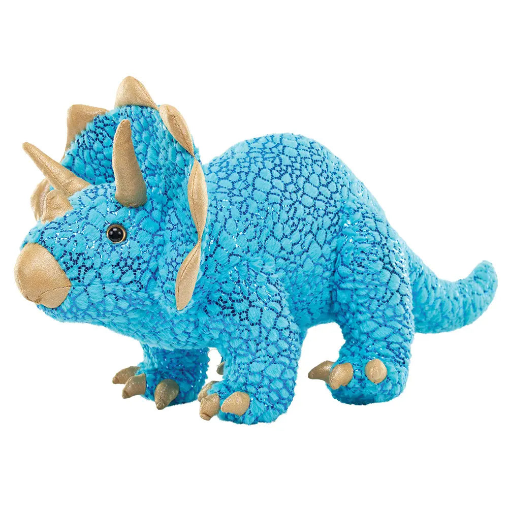 Wild Republic - Triceratops Stuffed Animal - Foilkins 12" Stuffed Animals