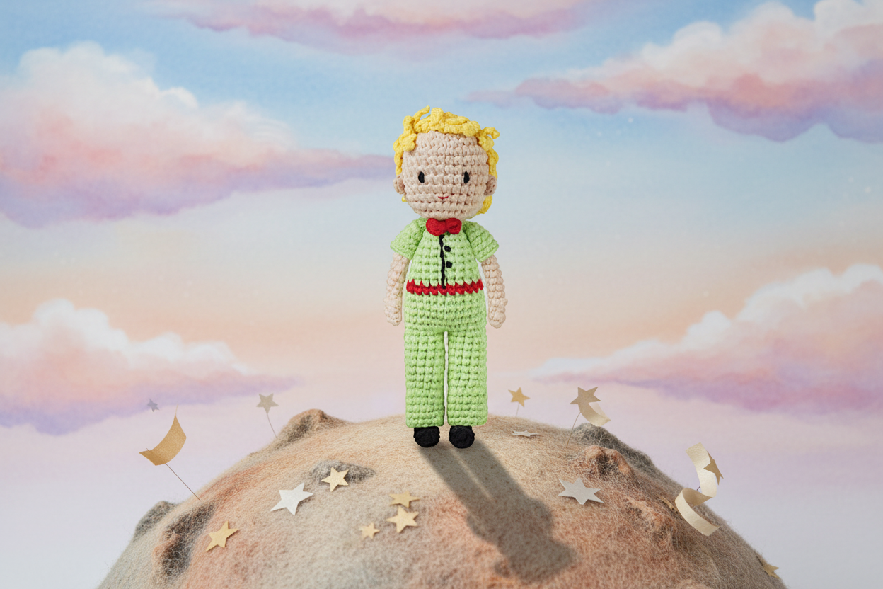 Peluche en Crochet Le Petit Prince