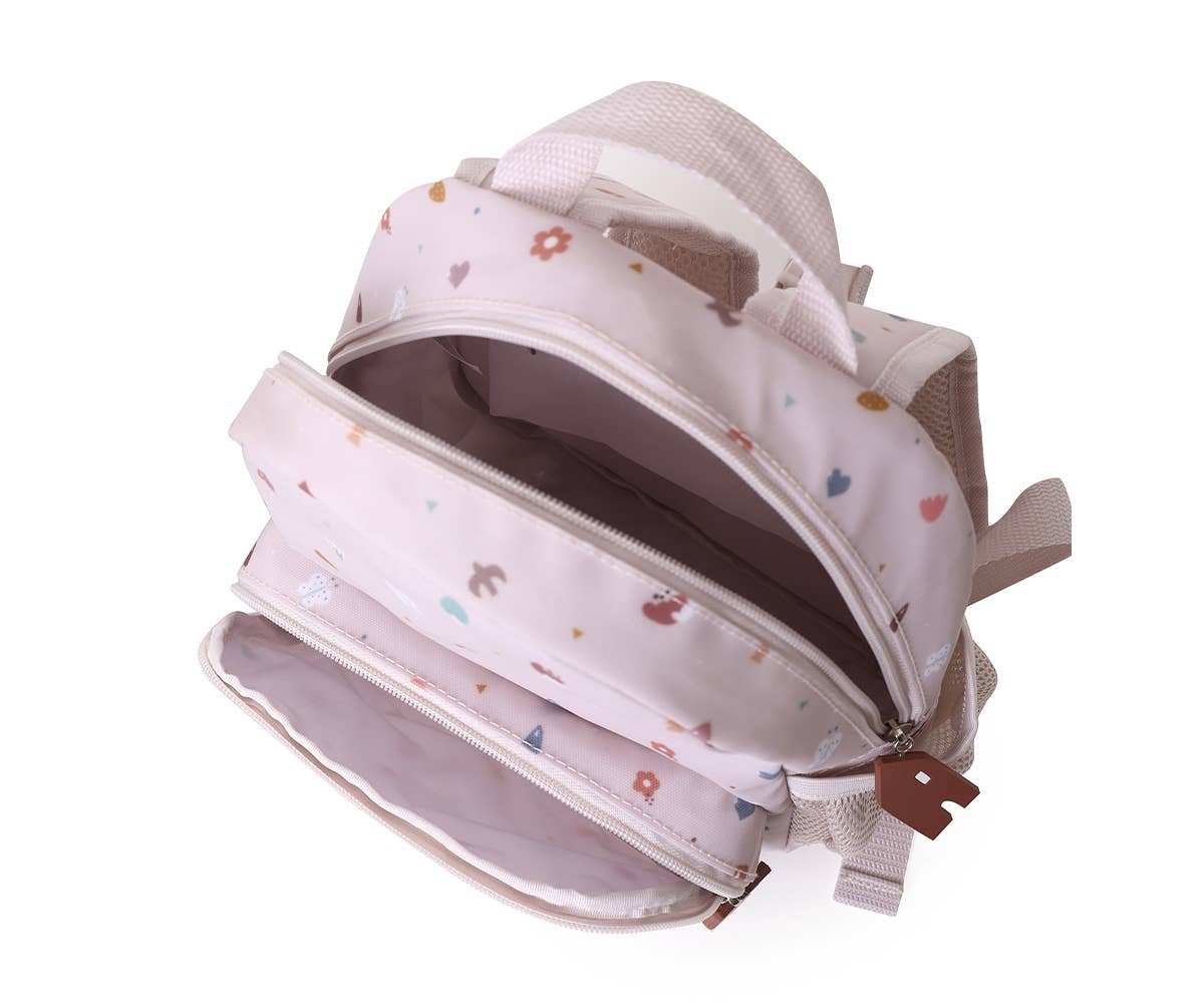 Geometrischer Natur-Kinderrucksack