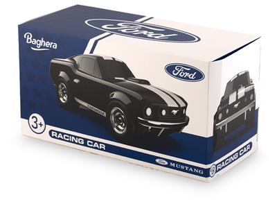 Schwarzer Ford Mustang - Baghera