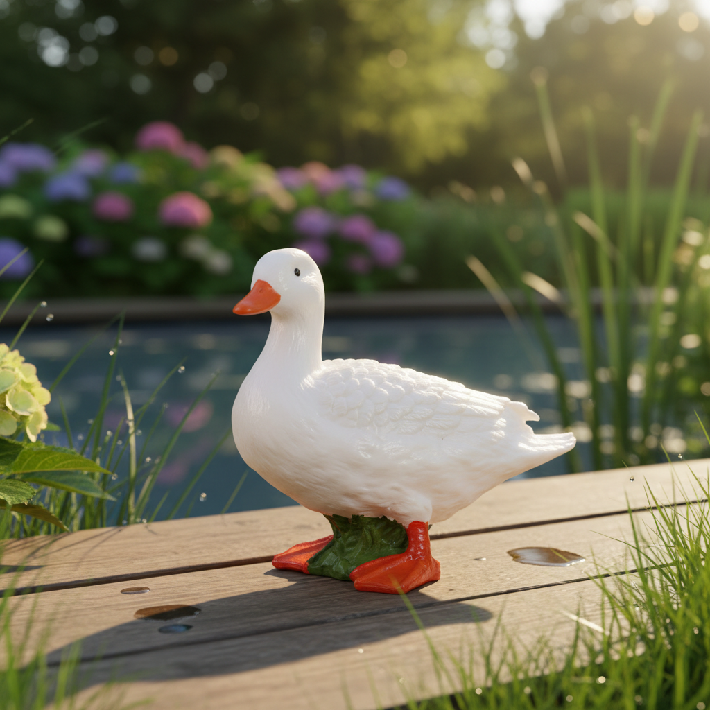 Figurine Canard Blanc (S) – vue produit 2