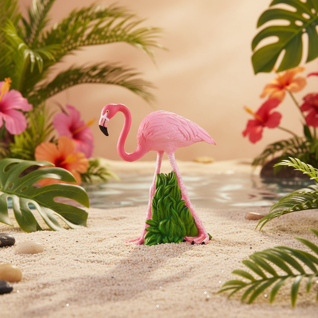 Figurine Flamant Rose - M – vue produit 2