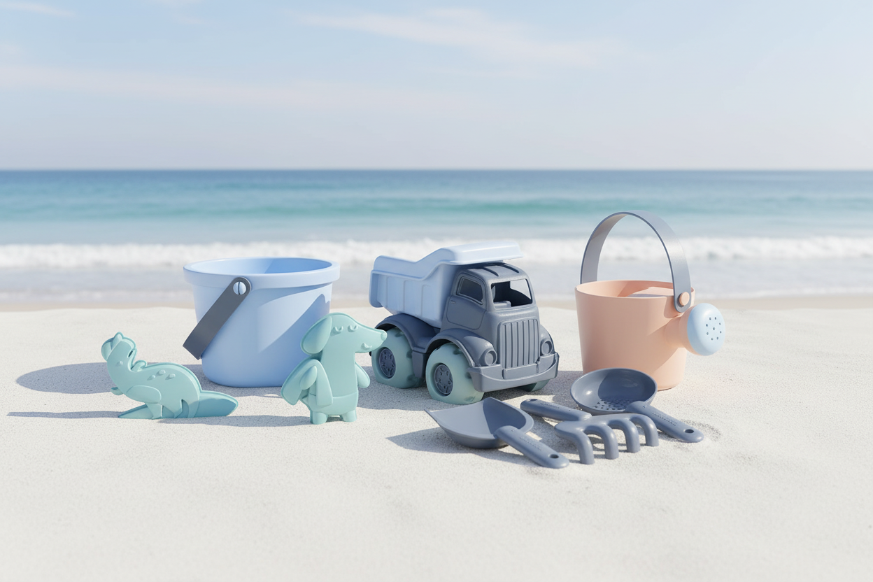 Ensemble de Jouets de Plage Bleu sérénité