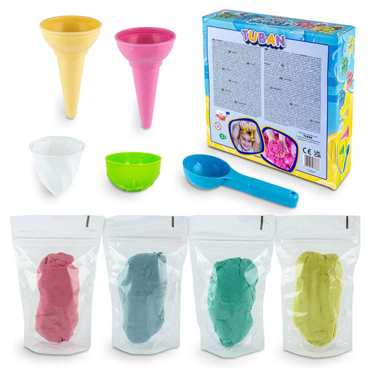 Flauschiges Sandset - Eisdiele
