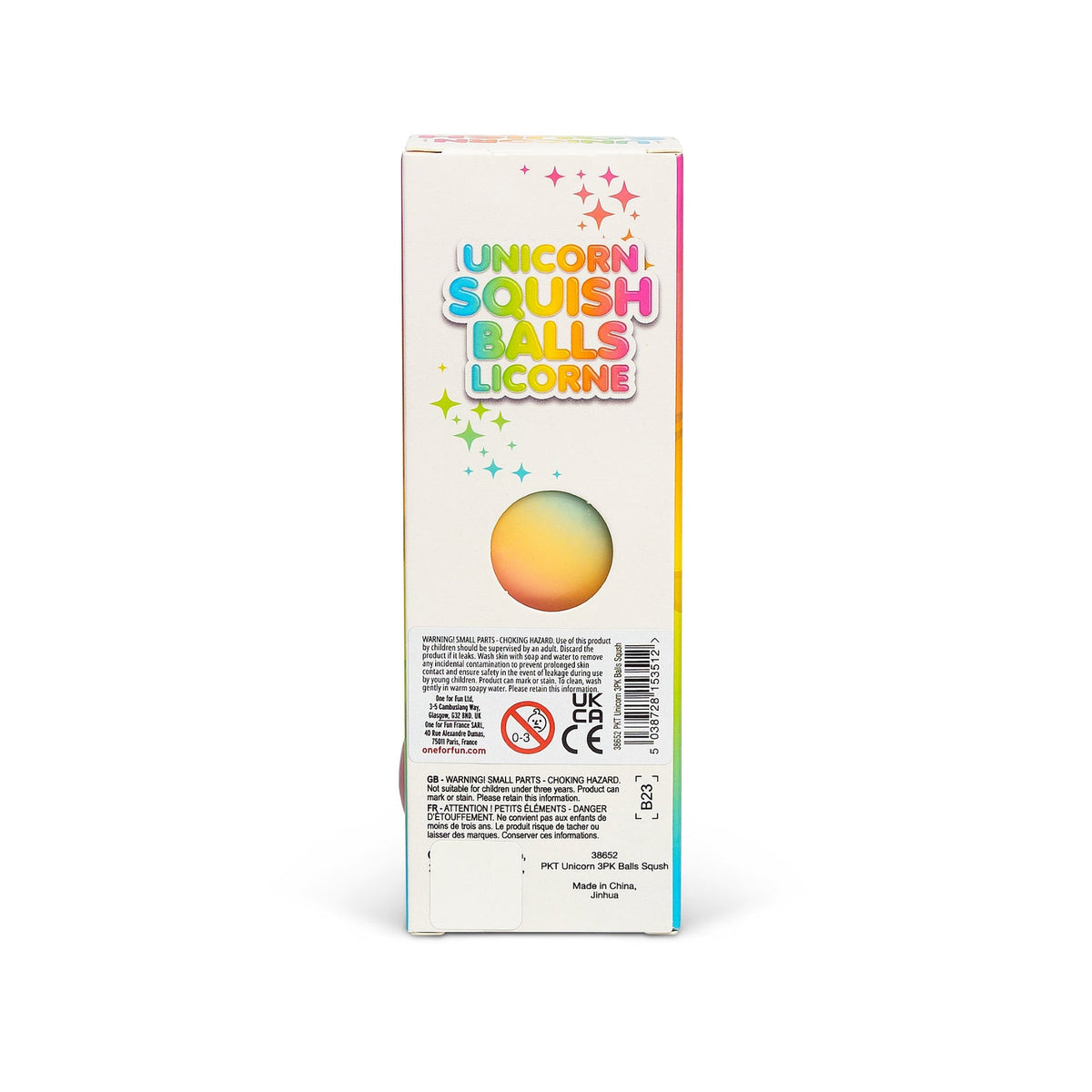 Scrunchems Licorne Diddy Squish Balls – Lot de 3