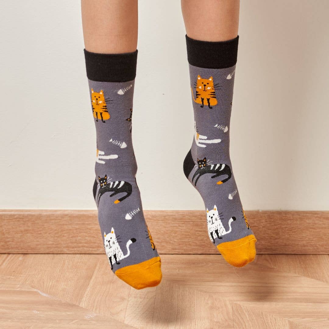 Kindersocken Katzen