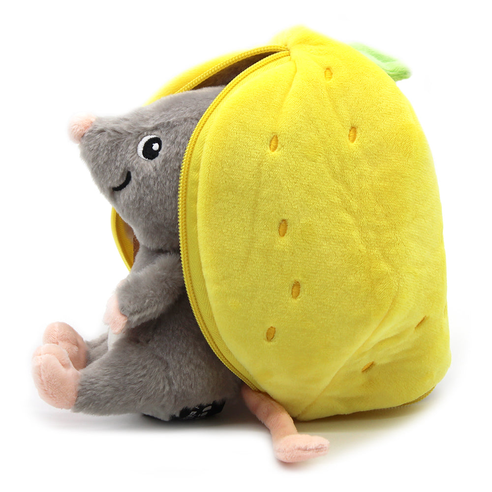 Peluche réversible Rocket la souris/citron – Flipetz – vue 8