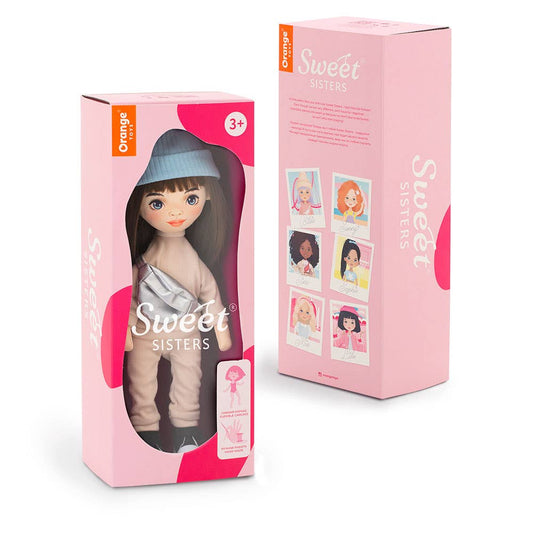 Sophie-Puppe mit beigem Outfit – 32 cm