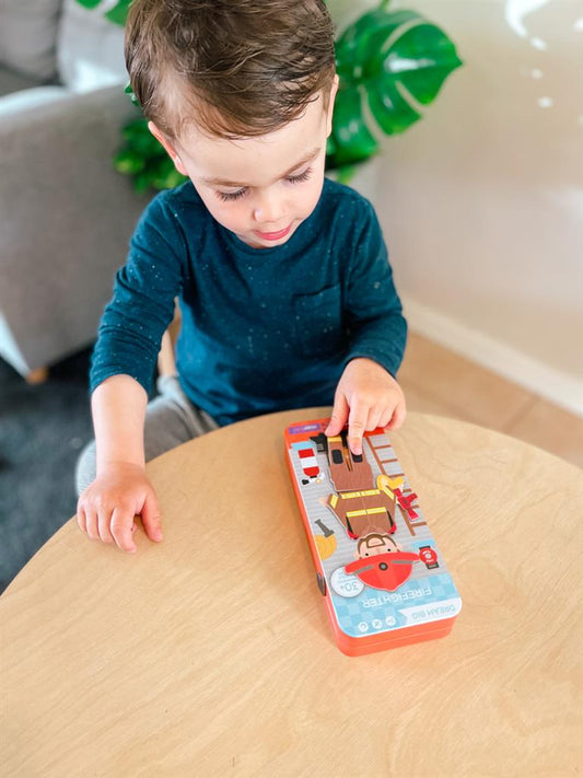 Boîte De Puzzle Magnétique - Pompier – vue produit 2