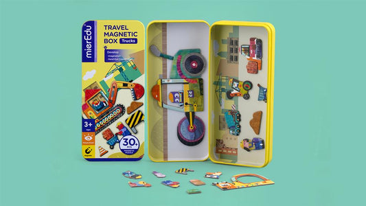 Boîte De Puzzle Magnétique - Camions – vue produit 2
