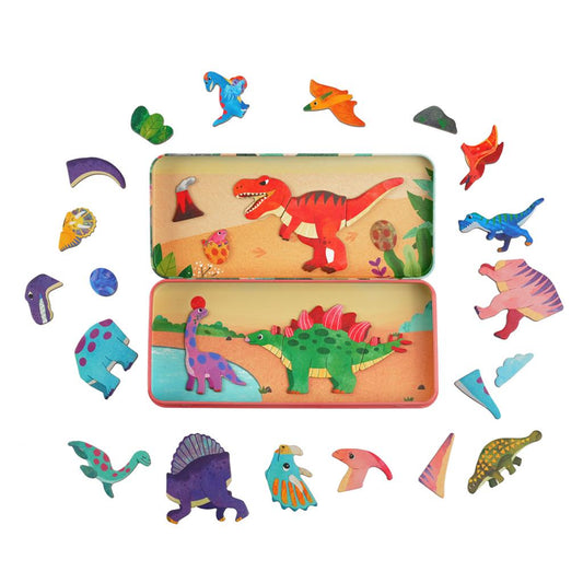 Puzzle magnétique Le Pays des Dinosaures - mierEdu