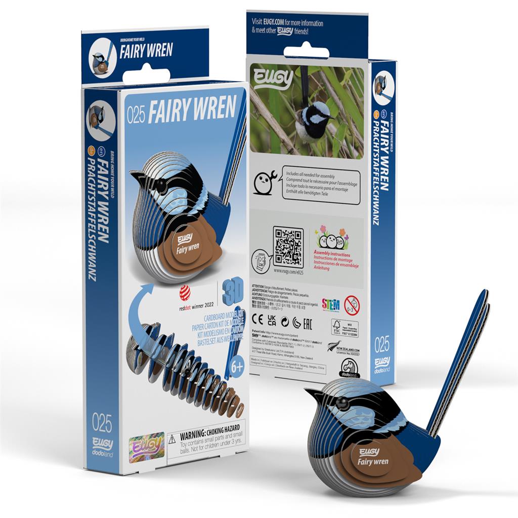 EUGY 3D - Prächtiger Feenzaunkönig