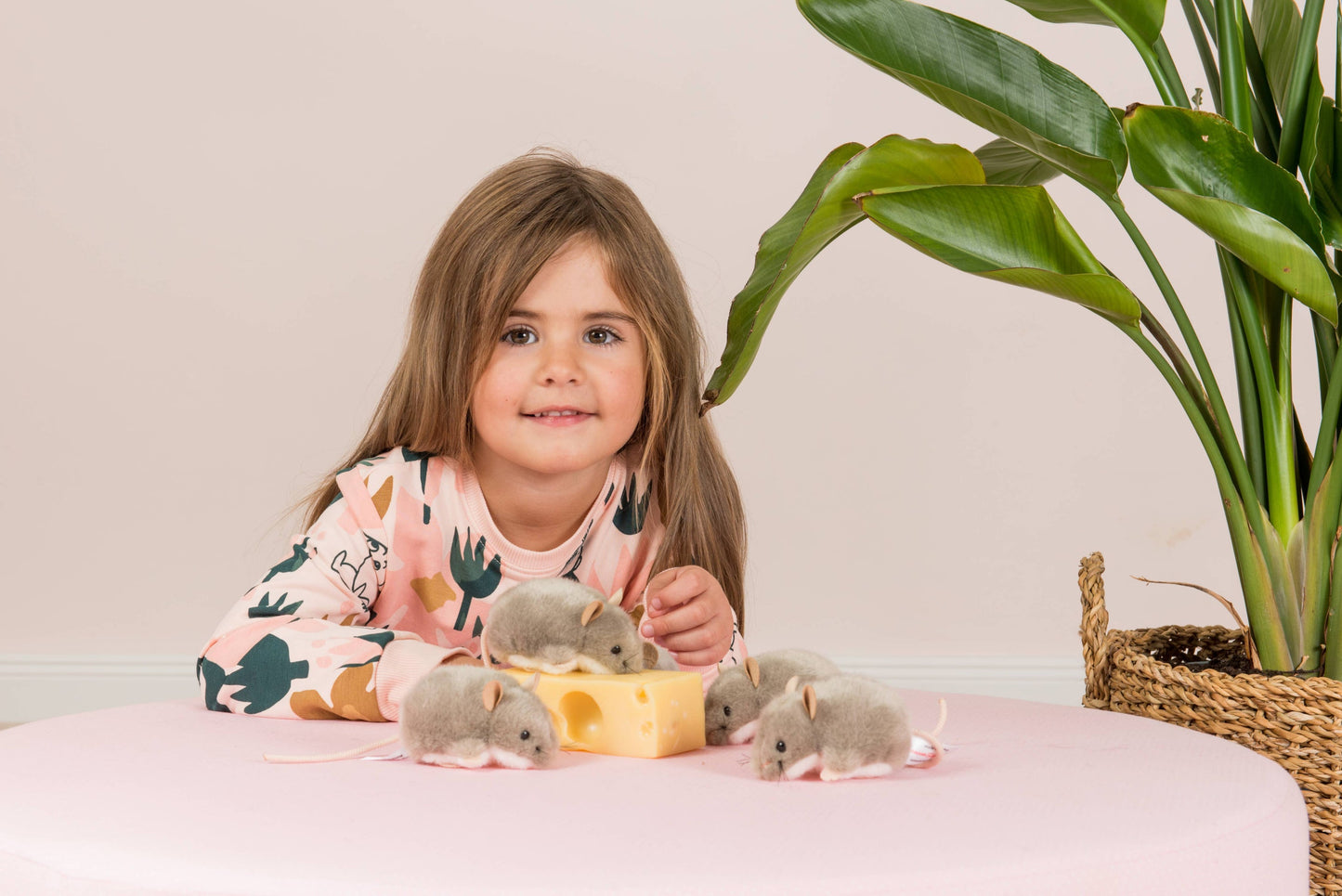 Grey Mouse Plush Toy