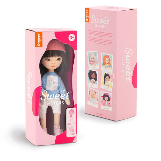 GESCHENKSET: Lilu-Puppe, Sweatshirt + Schuhe/Accessoires