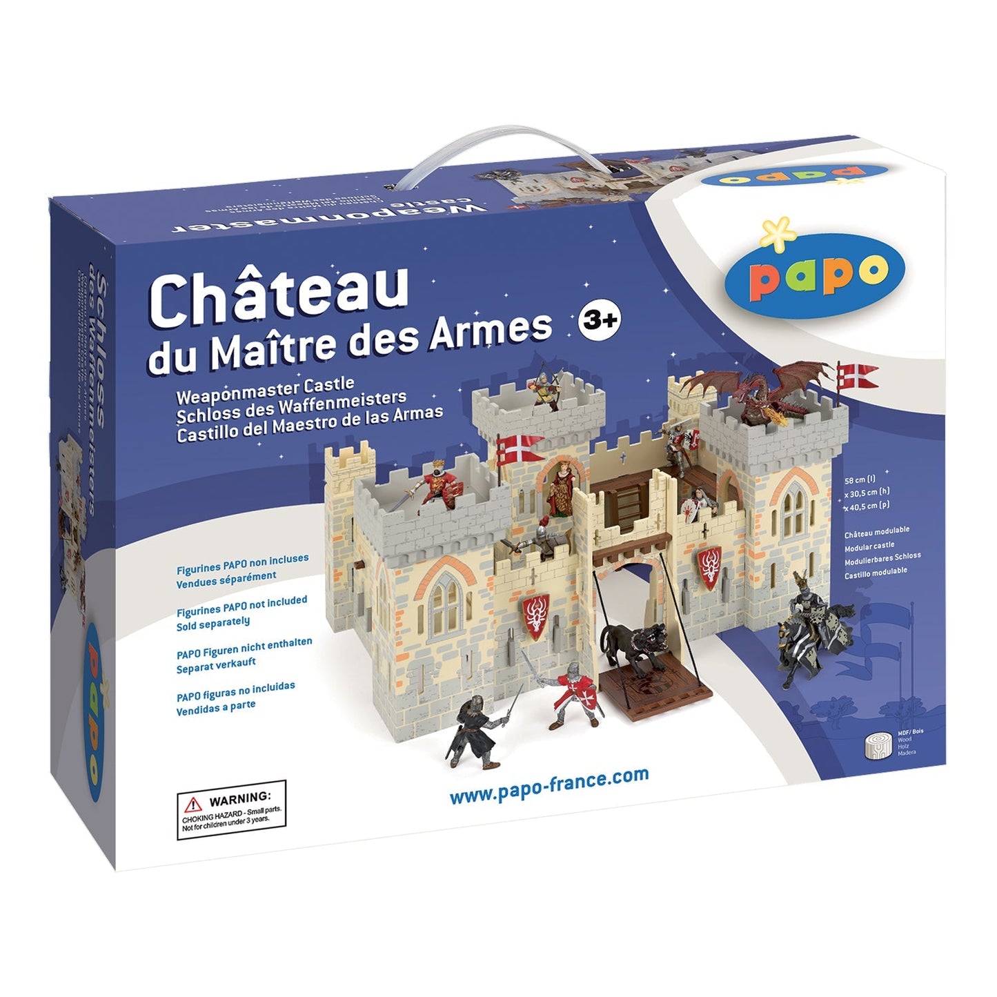 Le Château du Maître des armes Papo - personnage médiéval