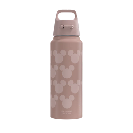 WMB ONE Wasserflasche mit Mickey-Mouse-Muster, 1 l