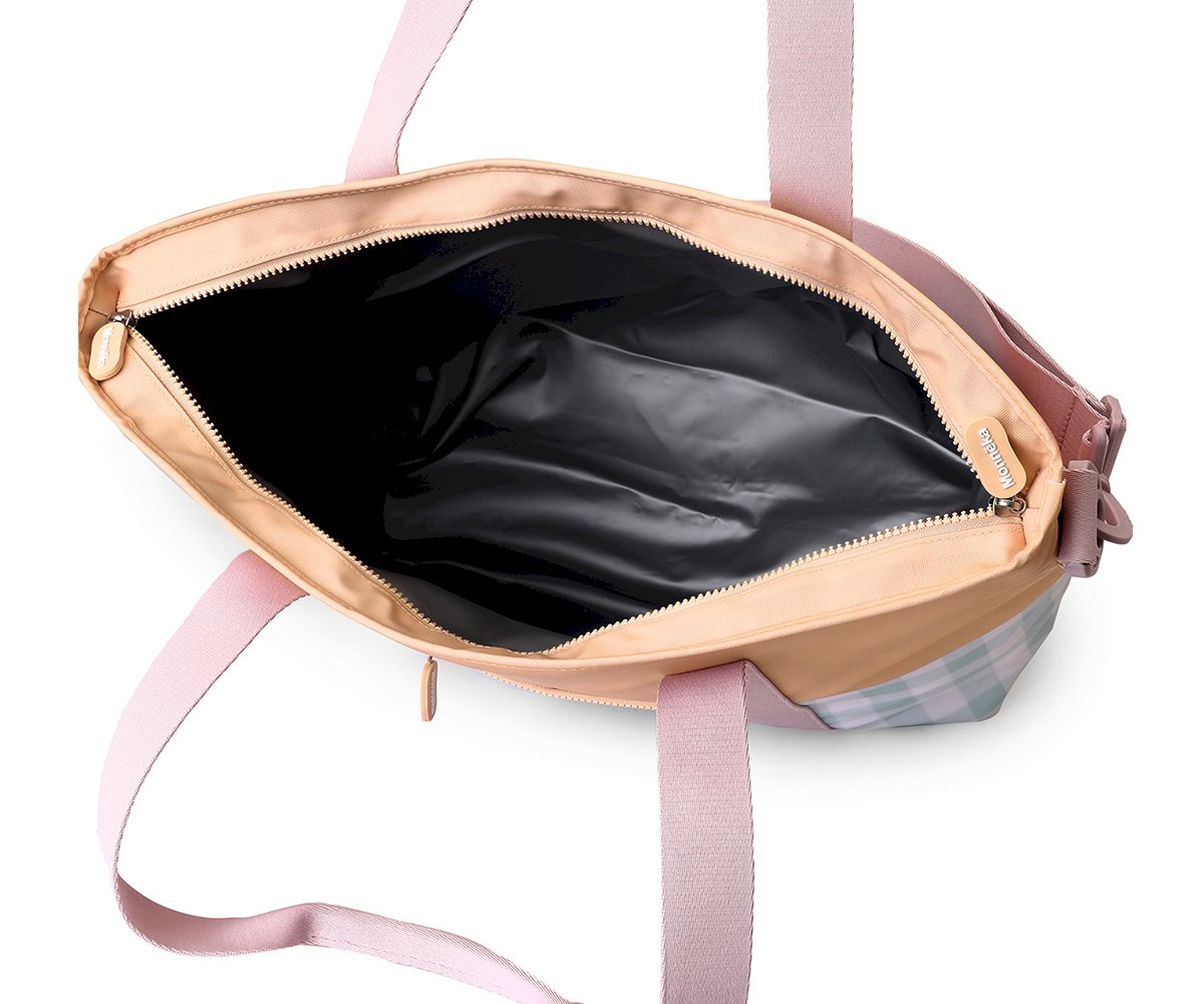 Sac Isotherme Rayures Abricot