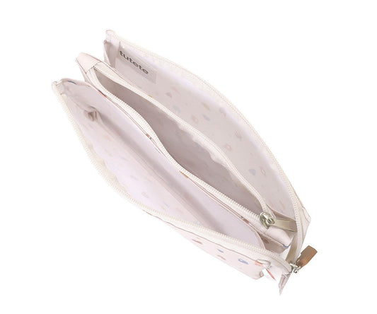 Geometric Nature 3 Compartment Pencil Case