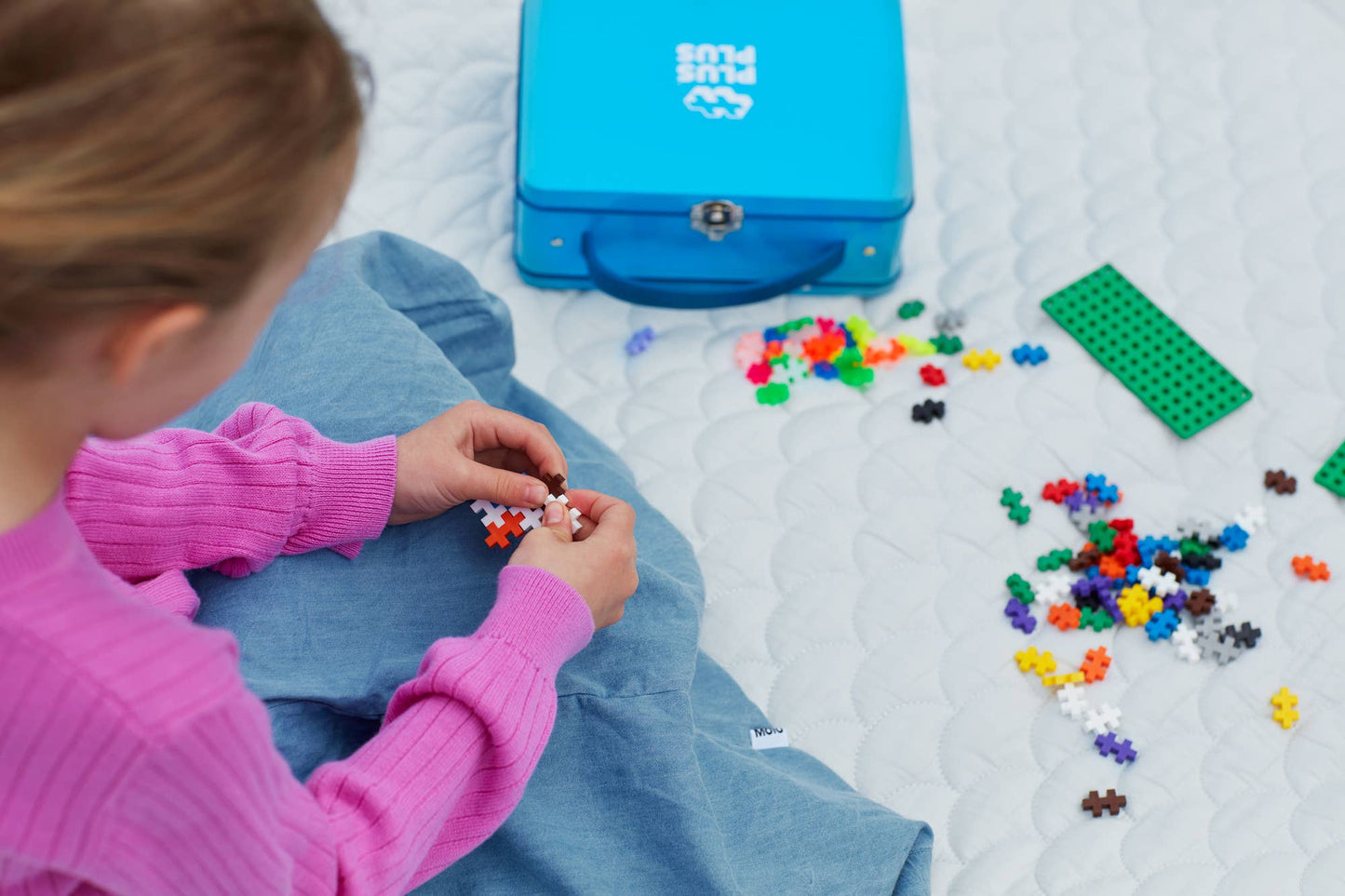 Metallkoffer-Konstruktionsspiel PLUS PLUS