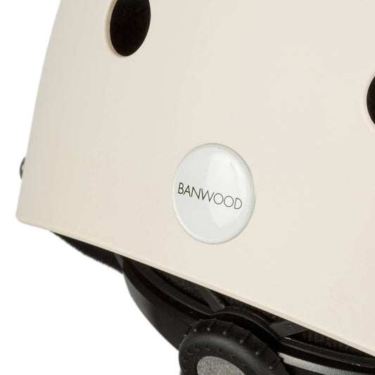 casque enfant creme mate banwood