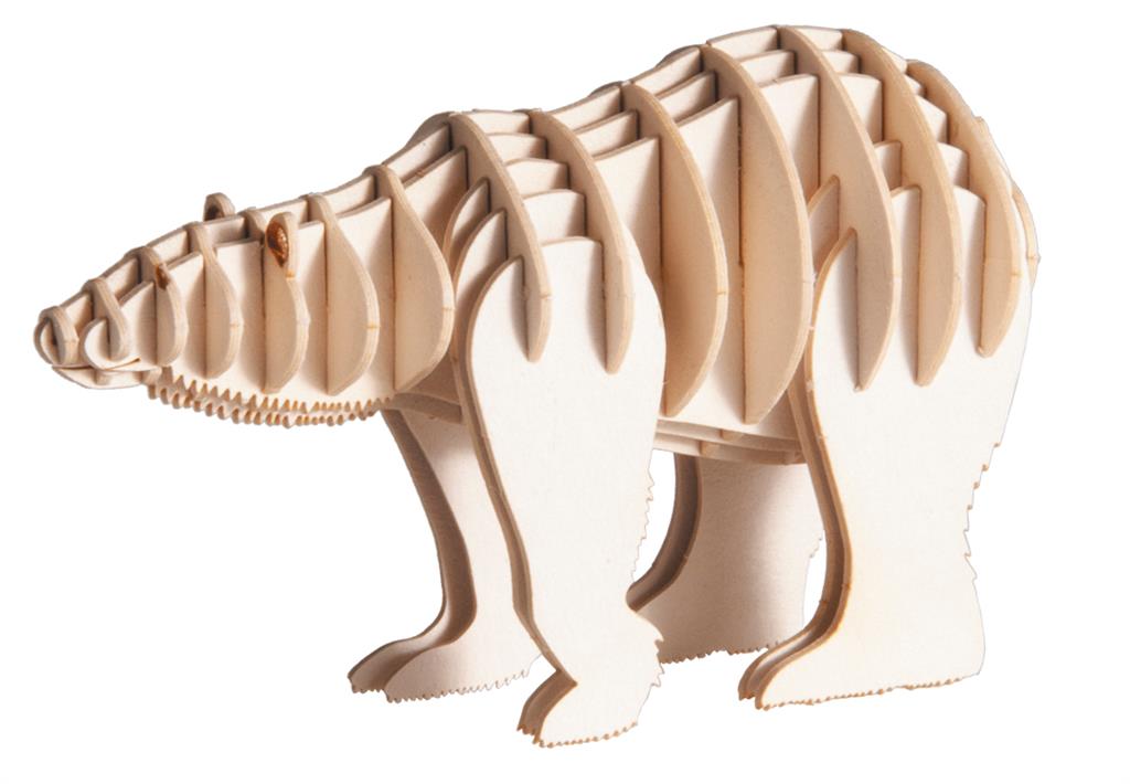 3D Papiermodell - Eisbär