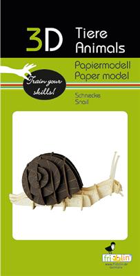 Modèle En Papier 3D - Escargot – vue produit 2
