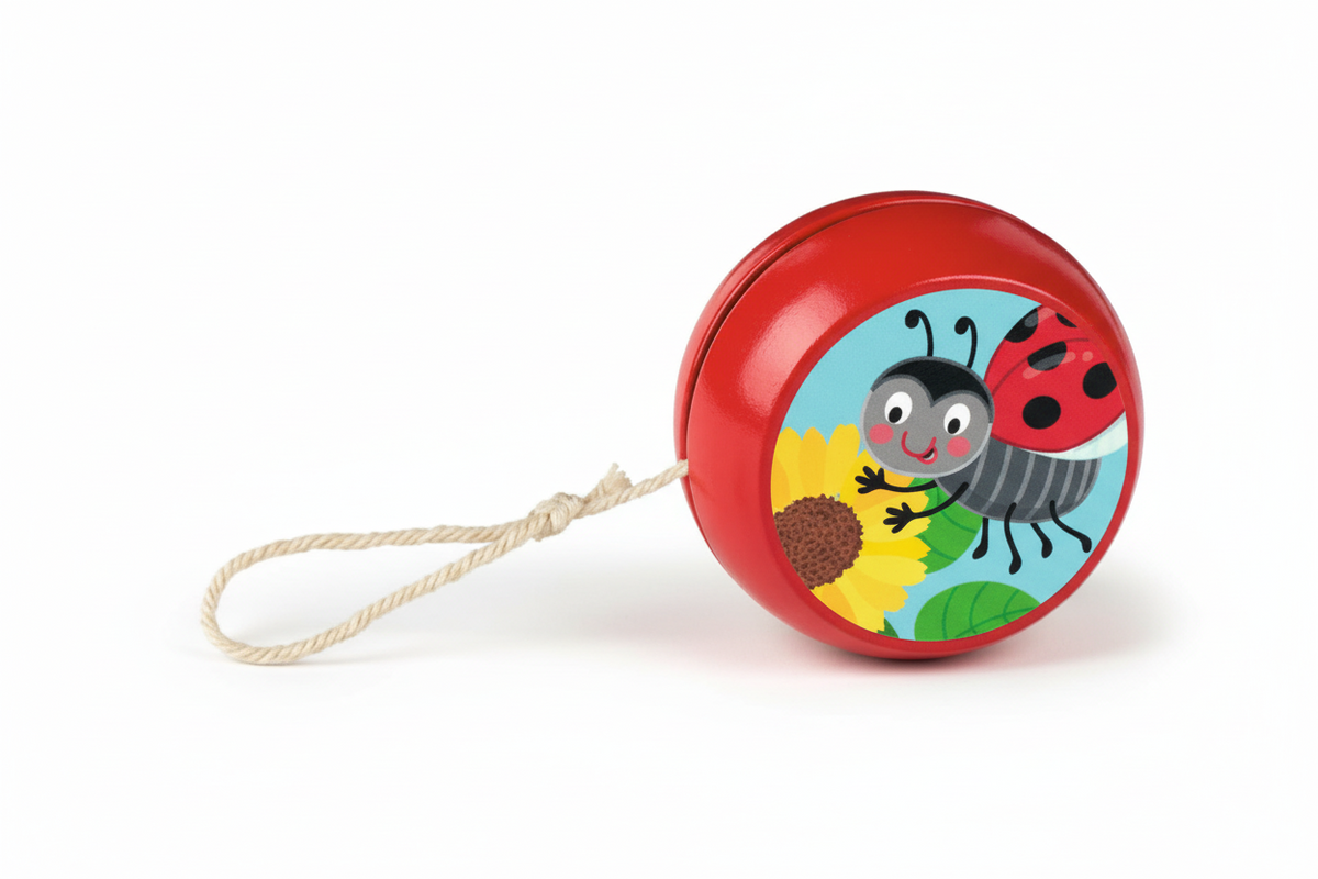 Yo-yo en bois Coccinelle – vue principale