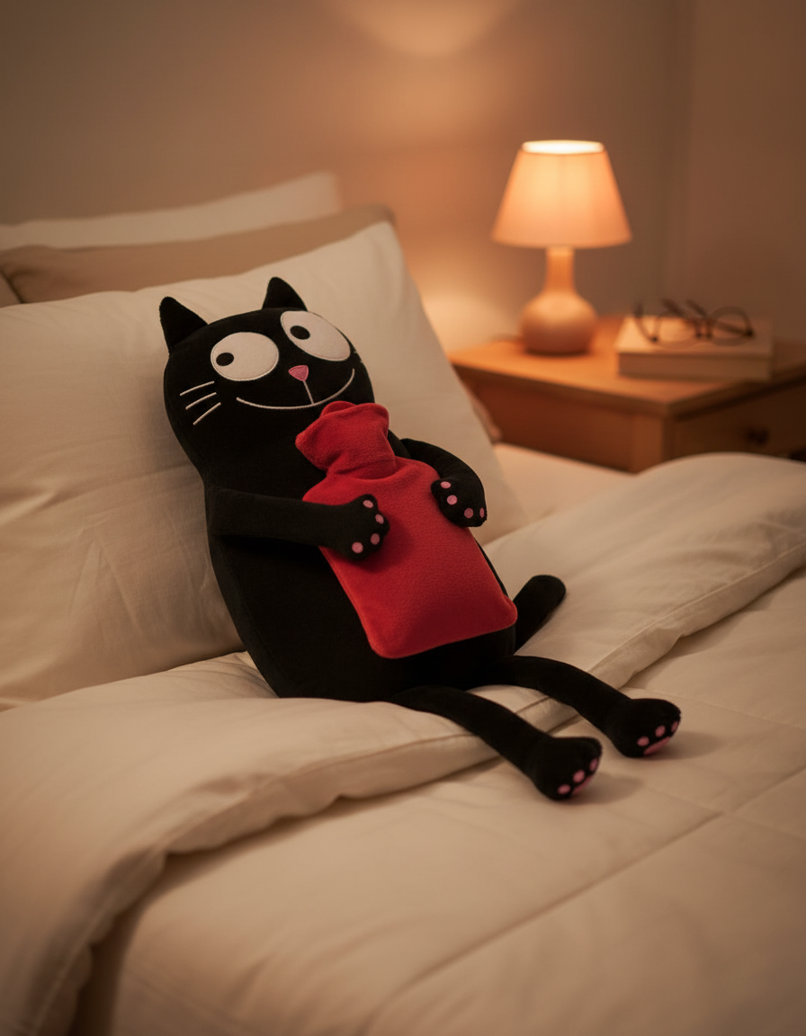 Wärmflasche - Ed, die Katze