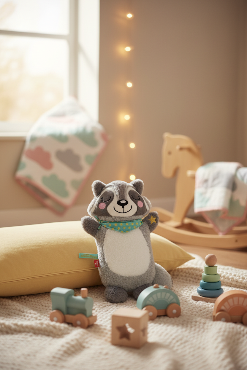 Waschbär-Wärmflasche