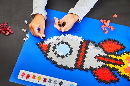 Plus-Plus Puzzle by Number Fusée – 500 pièces – visuel 2 sur 4