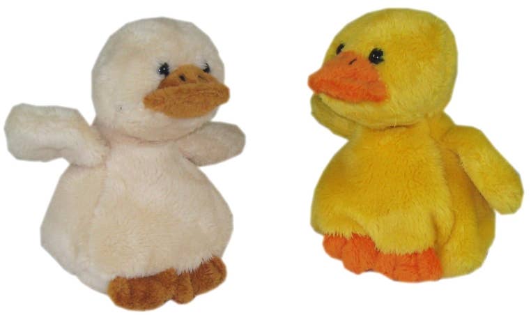 Peluche Caneton (2 coloris possibles) - 12 cm