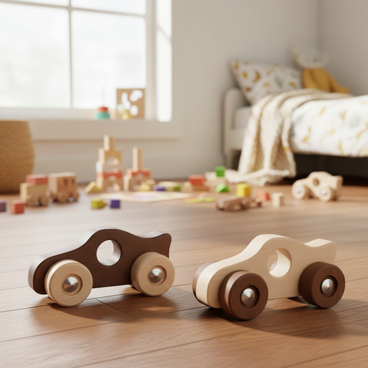 Voitures de course en bois – vue produit 2