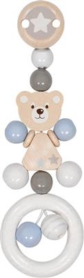 Goki Baby Clip: OURS H16,5cm, bois, en boîte fenêtre