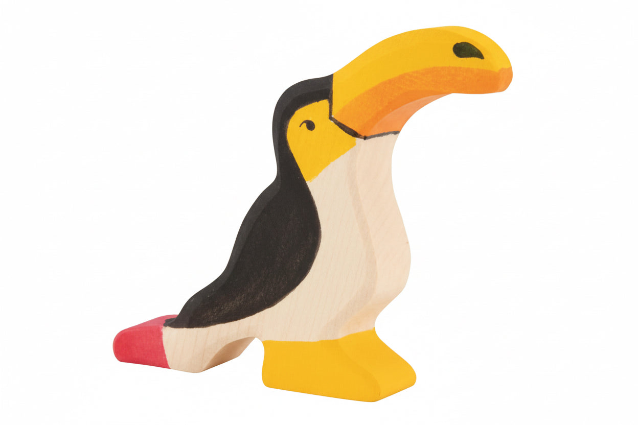 Holztiger Jungle: TOUCAN 9x2x8cm, bois