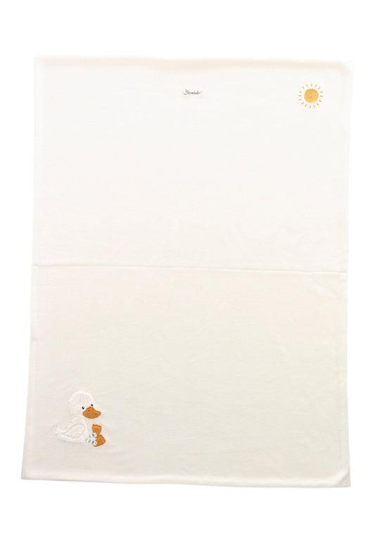 Couverture bébé Canard Edda en microfleece - 100 x 75 cm – vue 2