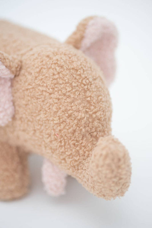 Peluche Bébé Éléphant Marron