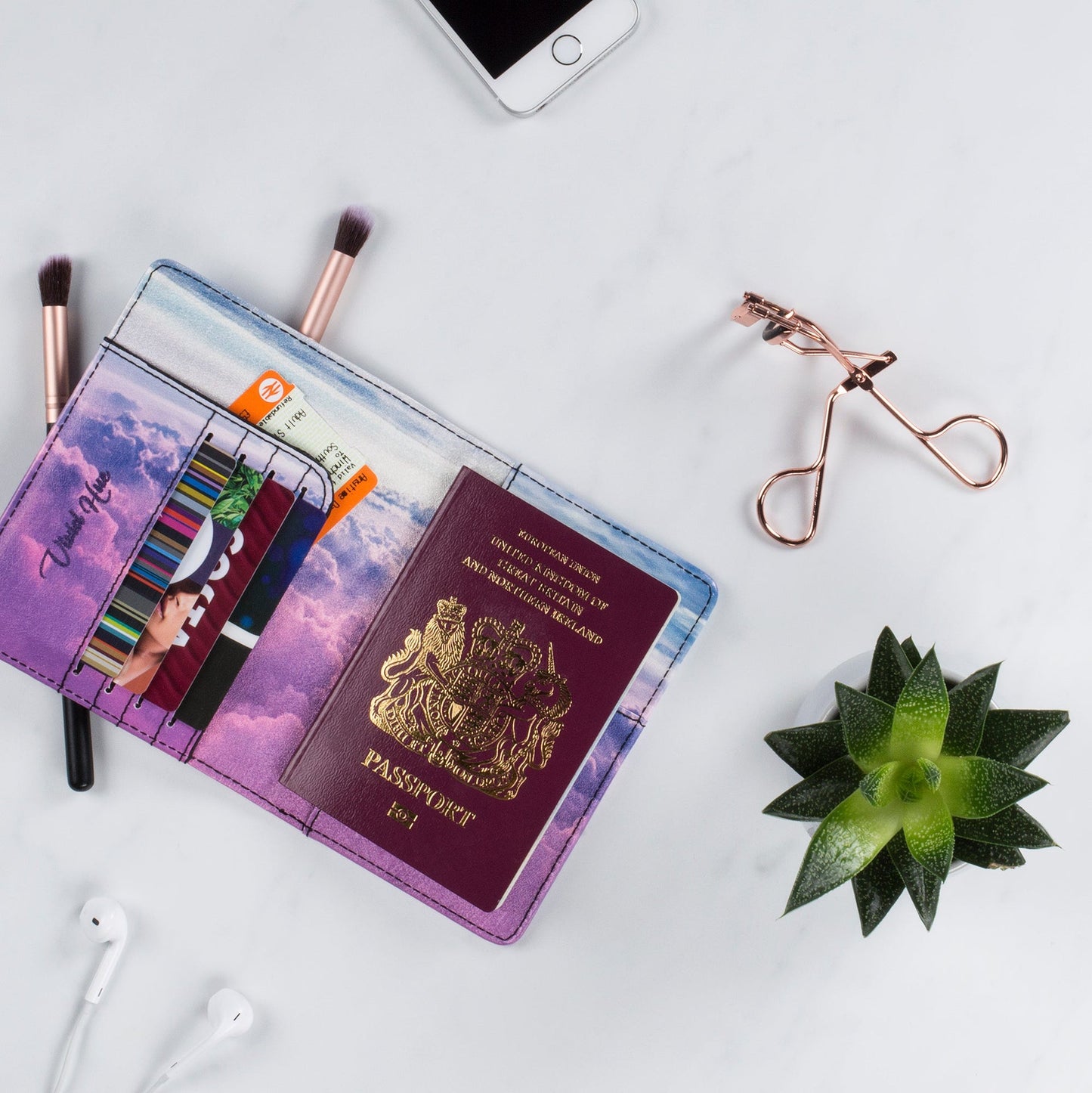 Étui pour passeport – World To See